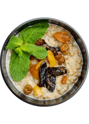 Гречневая каша с сухофруктами