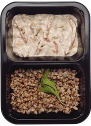 Бефстроганов с гречкой