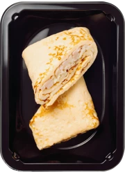 Омлет с куриной ветчиной и сыром