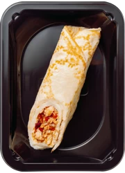 Омлет рулет с овощами и курицей